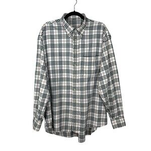 Burberry London Vintage Button-Down Nova Check Plaid Shirt